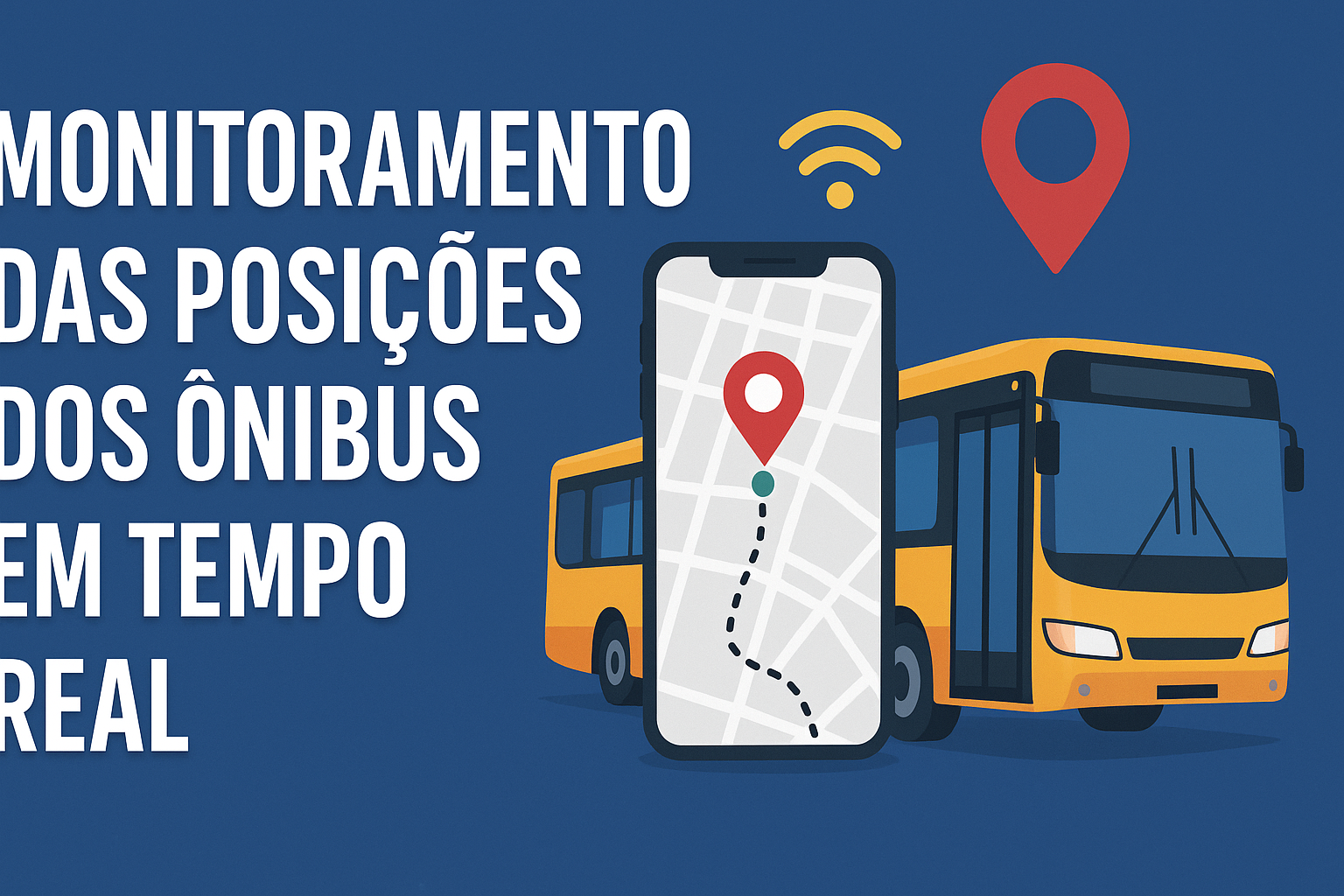 Monitoramento das posições dos ônibus em tempo real