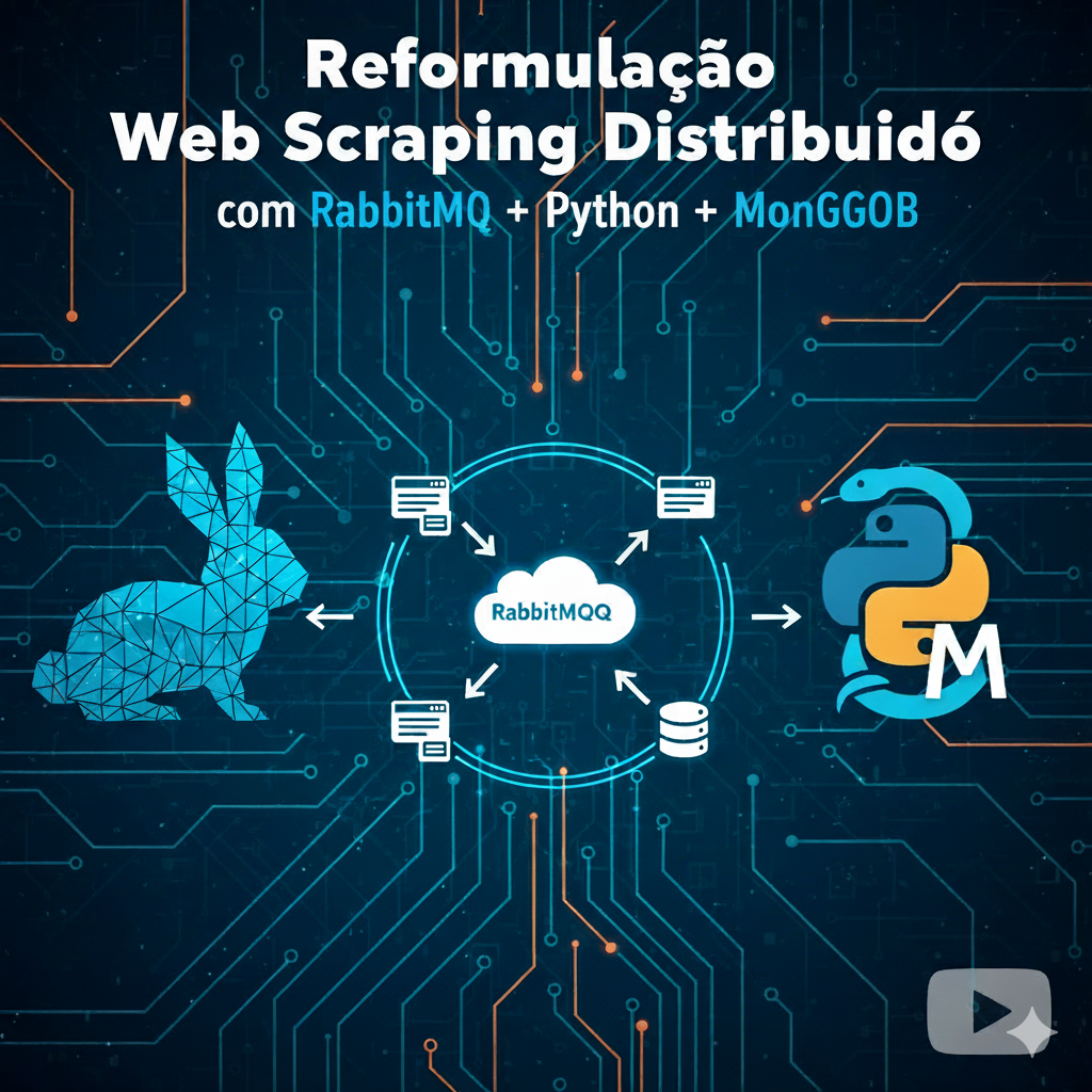 Reformulação Web Scraping Distribuído com RabbitMQ + Python + MongoDB