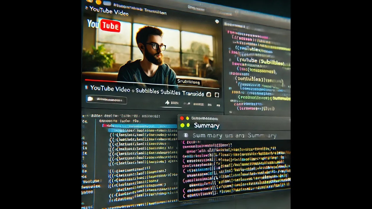Transcrição das legendas de um vídeo do youtube e prepararando o resumo com a API do google gemini